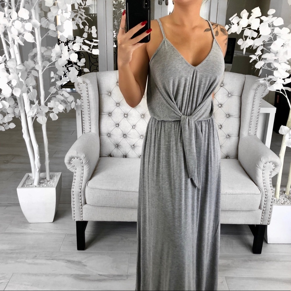 LAST2// SORIELLI Grey Maxi